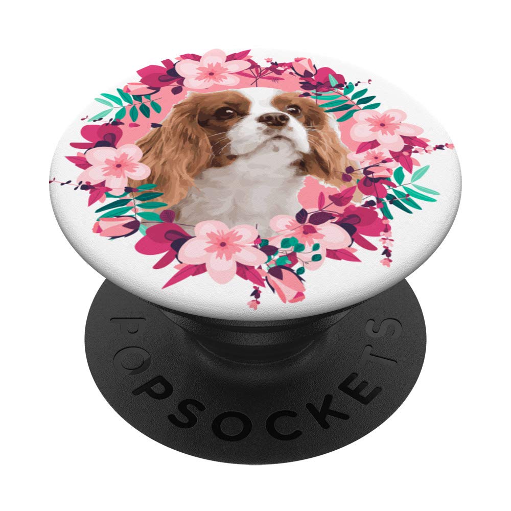 Beautiful Cavalier King Charles Spaniel Coat of Arms PopSockets Grip and Stand for Phones and Tablets