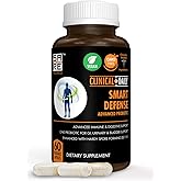 CLINICAL DAILY Smart Defense Mega Spore Probiotic. Bacillus Subtilis Spore Based Probiotics For Women and Men With Lactobacillus Plantarum Good Flora Natural Slim Microbiome Support. 60 Vegan Capsules