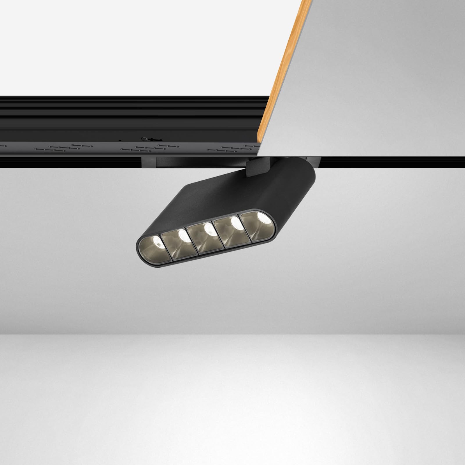 Photo 1 of SCON XTB106-24ND 24V Magnetic LED Lamp Head for Recessed/Ceiling/Pendant Track Lighting System, Array Spotlight Downlight Ceiling Wall Light (7W/4000K-Natural White/24°/Ra85/Non-Dimmable)