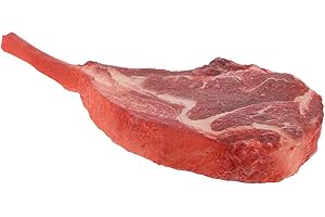 DEARMAMY Artificial Fake Steak Food Model Prop, Realistic Simulated Beef Meat for Kitchen and Restaurant