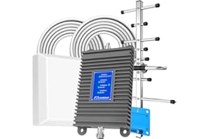 Cell Phone Signal Booster, Home Cell Phone Booster Support All Canadian Carriers Bell, Rogers, Telus & More, Signal Amplifier