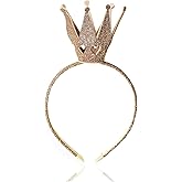 SIPELATY Crown Headbands for Women Princess Peach Queen of Hearts Crown Halloween Costume Birthday Hairband