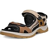 ECCO Women's Yucatan Sport Sandal, MULTICOLOR BROWN NUBUCK, 4-4.5