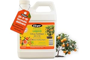 EZ-gro Citrus Tree Fertilizer - Orange, Lemon, Lime, Mango, Avocado - Citrus Fertilizer for Tropical Fruit Trees to Grow More