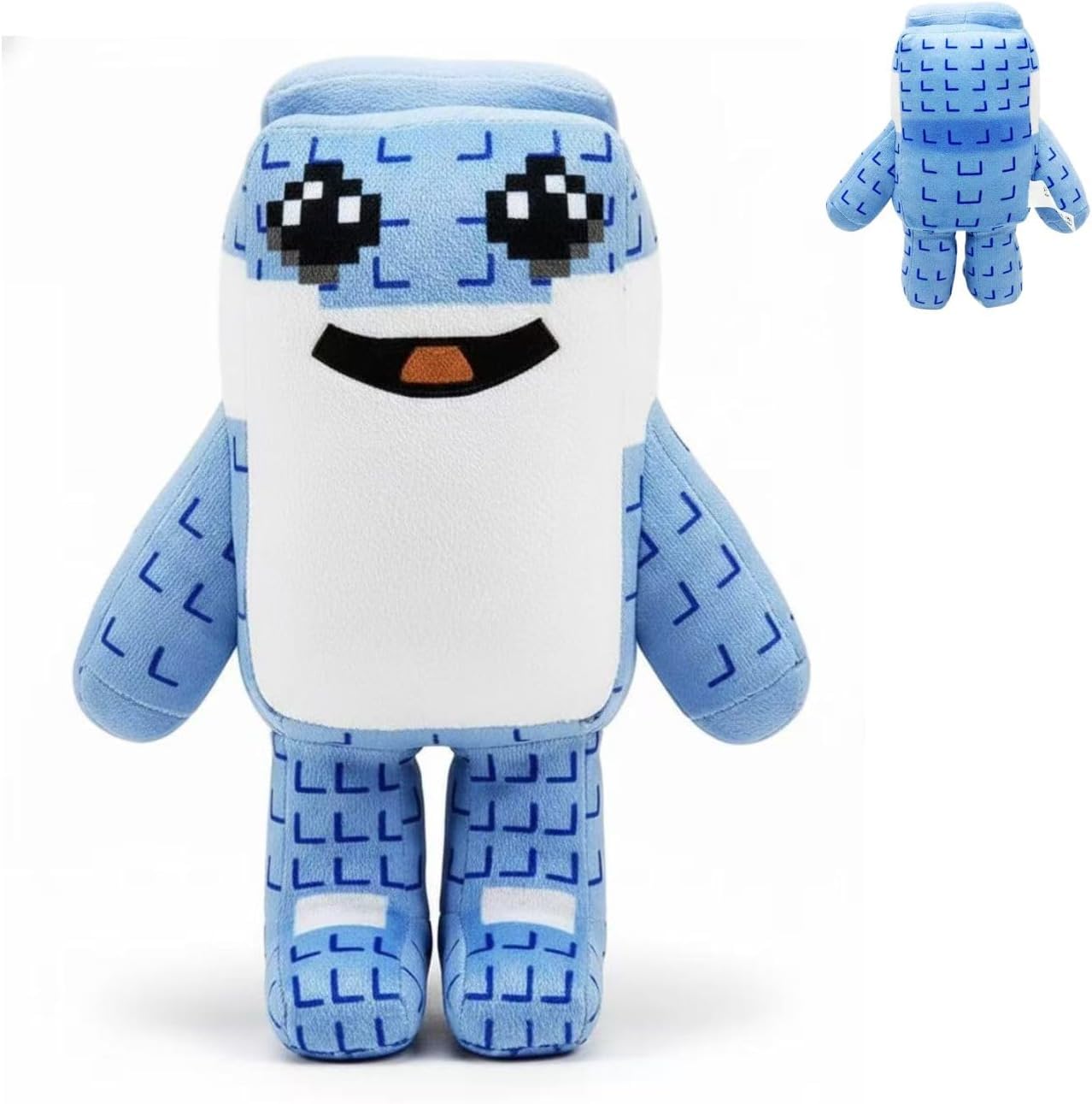 SOMUSICTY Brainro Plush Steal A Brainrot Plush Teddy Italian Brainrot 67 Stuffed Animal Teddy for Boys Girls Kids Game Fan Birthday Present Gifts Age 6+ (blue)