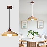 Fulesi Vintage Pendant Light Rustic Farmhouse Pendant Light Fixture Adjustable Metal Pendant Lighs for Kitchen Island Dining Room Office Hallway Foyer Bedroom（Metal Shade）