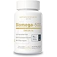 Biotics Research Biomega 500 Omega 3 Fish Oil Supplement, Highly Concentrated Fish Oil with EPA/DHA, Omega 3 Fatty acids, Supports Immune and Cardiovascular 90 Softgel Capsules