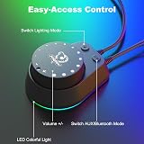 SOULION C30 Bluetooth PC Speakers 3W+3W USB Powered with LED RGB view 5