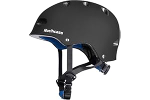 Nocihcass Skateboard Helmet,Bike Helmets for Adults - Commuter, Bike, Skate, Scooter, Longboard & Incline Skating - Shock-Abs