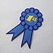 First Place Award Ribbon Embroidered Badge Iron On Sew On Patch