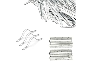 IXYVIA 50 Pcs Aluminum Self Adhesive Nose Bridge Clip Metal Strip Wire for Face Mask Making Crafts