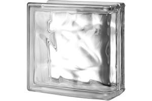 QUALITY GLASS BLOCK 8x8x4 Nubio End Block
