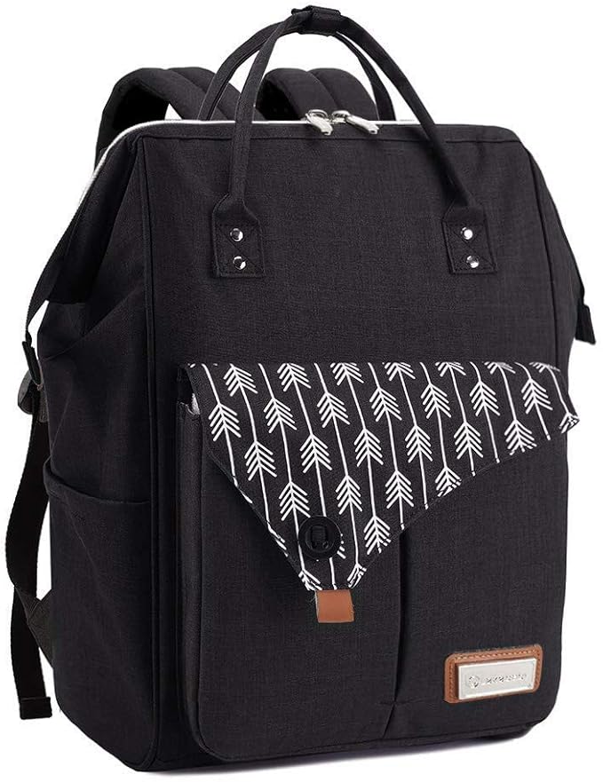 Lekebaby Diaper Bag Backpack, Large Diaper Backpack for Baby and Mom in