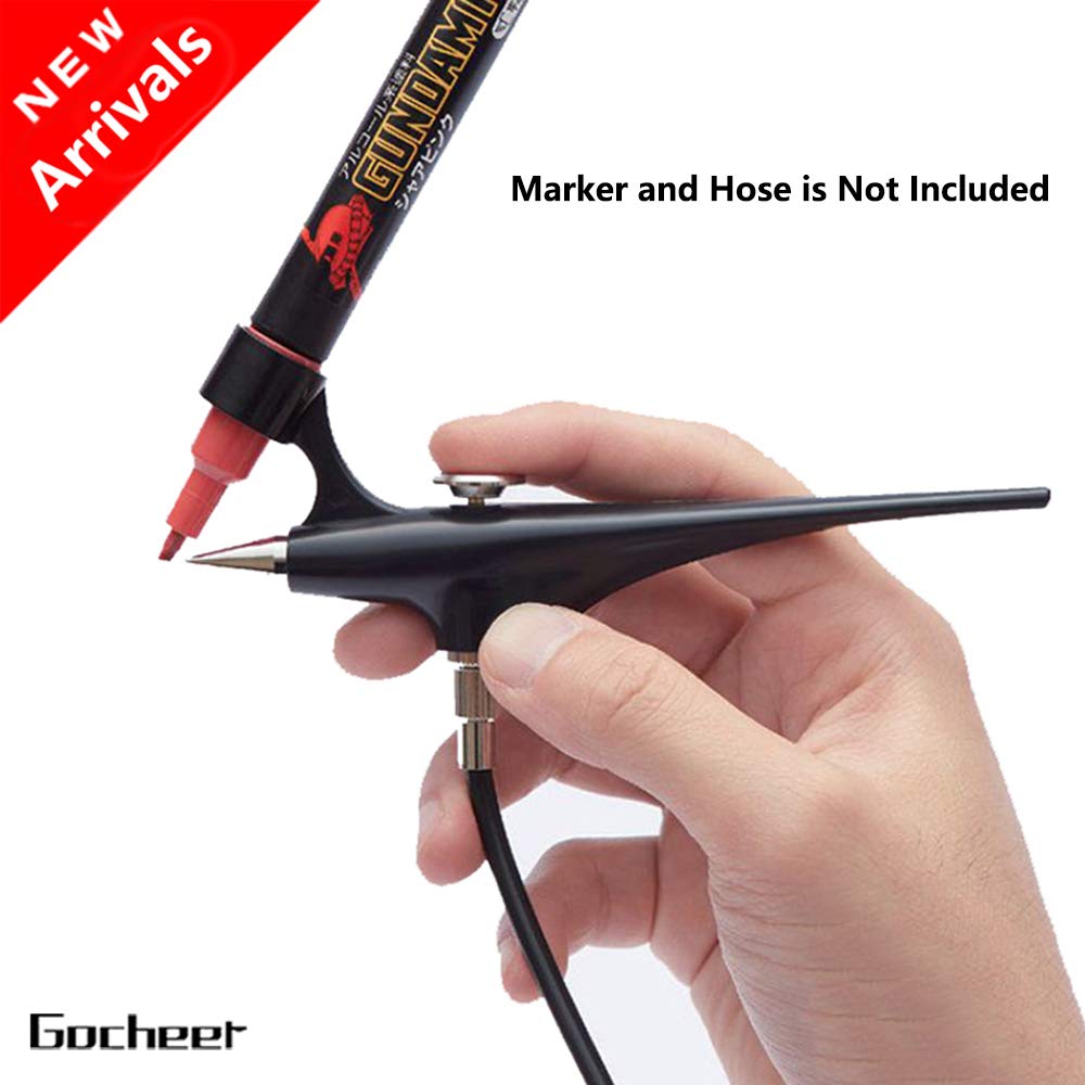 Gocheer kit aerografo modellismo aerografo marker pen for gundam marker set Dust Blow Gun Model Building Hobby Tinting Tools Accessory
