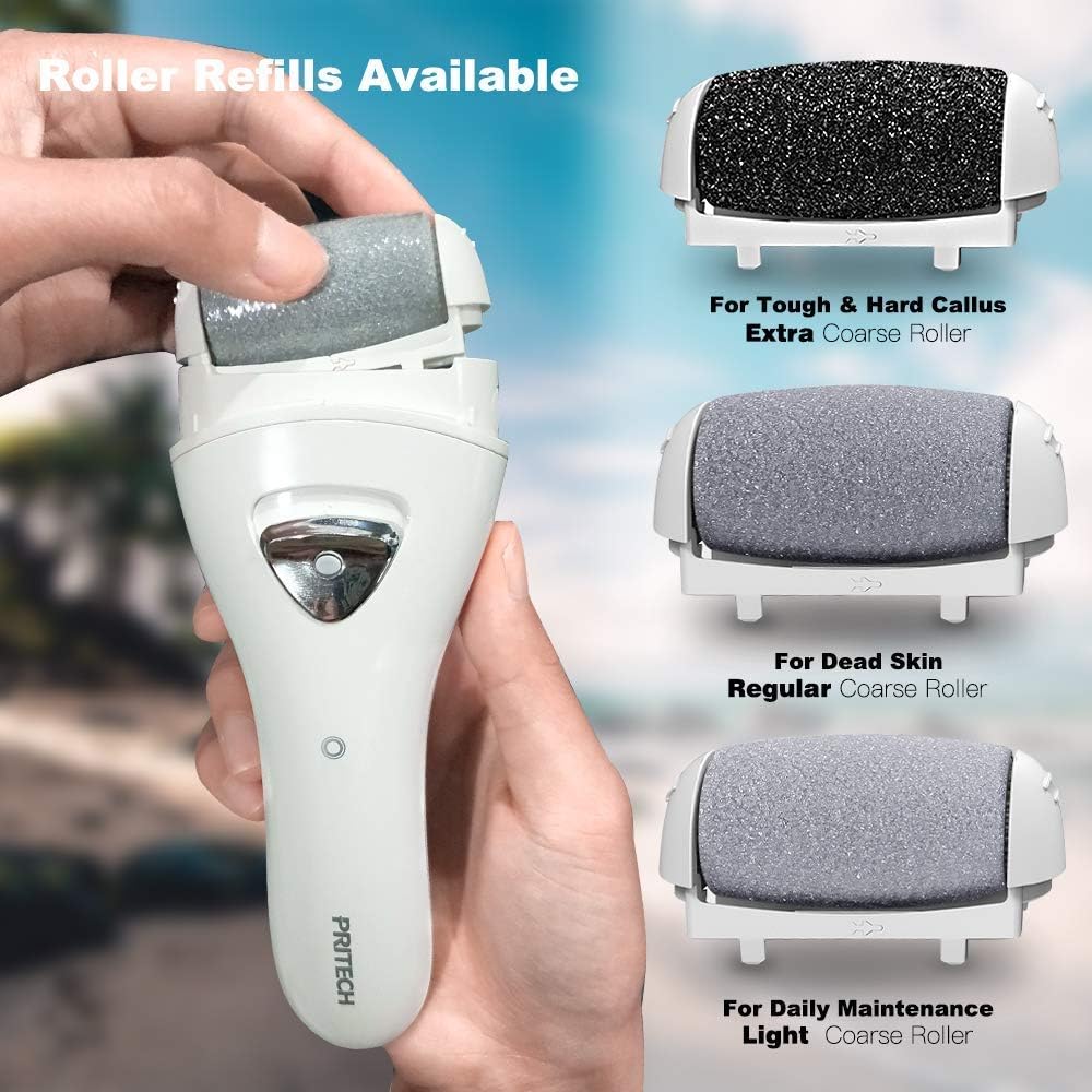 Electric Feet Callus Removers Rechargeable,Portable Electronic Foot File Pedicure Tools, Electric Callous Remover Kit,Professional Pedi Feet Care Perfect for Dead,Hard Cracked Dry Skin Ideal Gift: Health & Personal Care