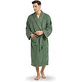 Ramesses Bathrobe Mens,Premium Thick Terry Cloth Bathrobe,Towel Bath robe Long–Staple Combed Men's Cotton Robe