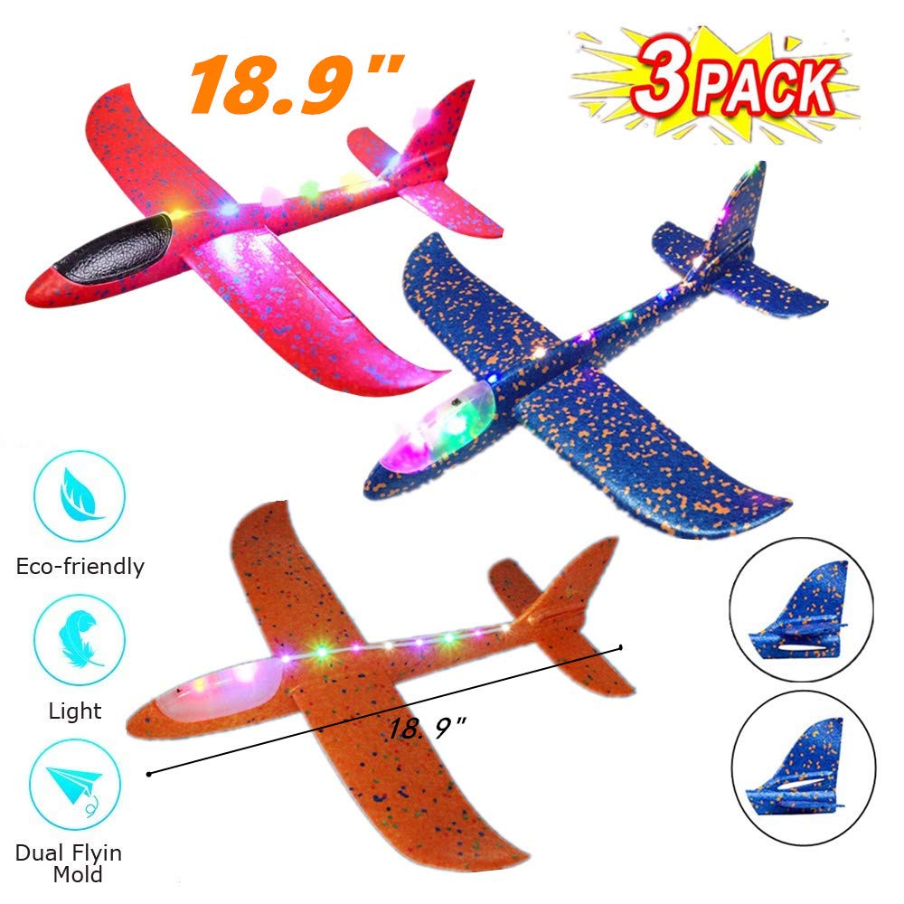 large throwing foam plane