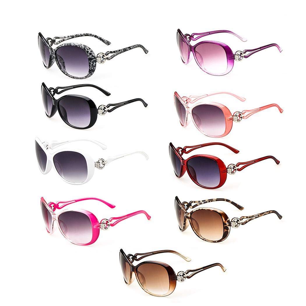 Oversized Sunglasses for Women Composite Frame UV 400 Protection Fashion Retro Eyewear