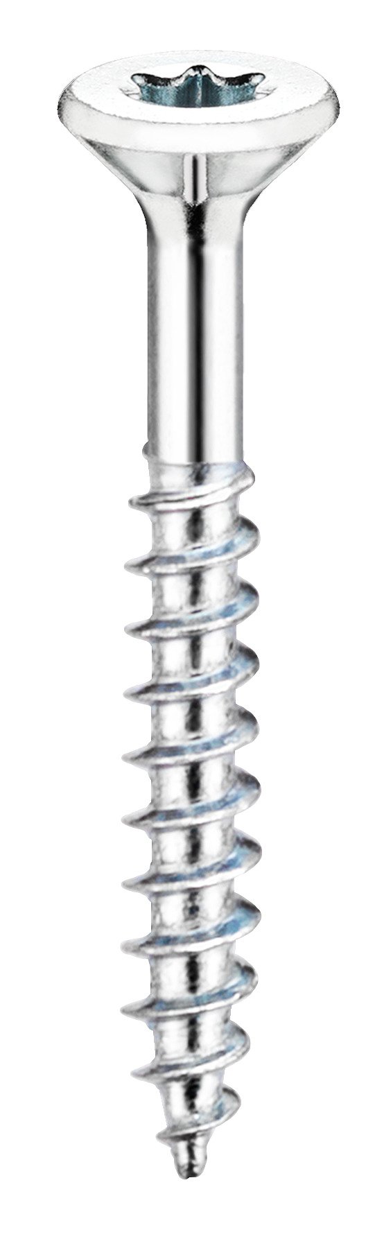 CONNEX KL3244535 Uni-Screws galv. 4,5x35, Blue galvanised, 4,5 x 35 mm — image 1