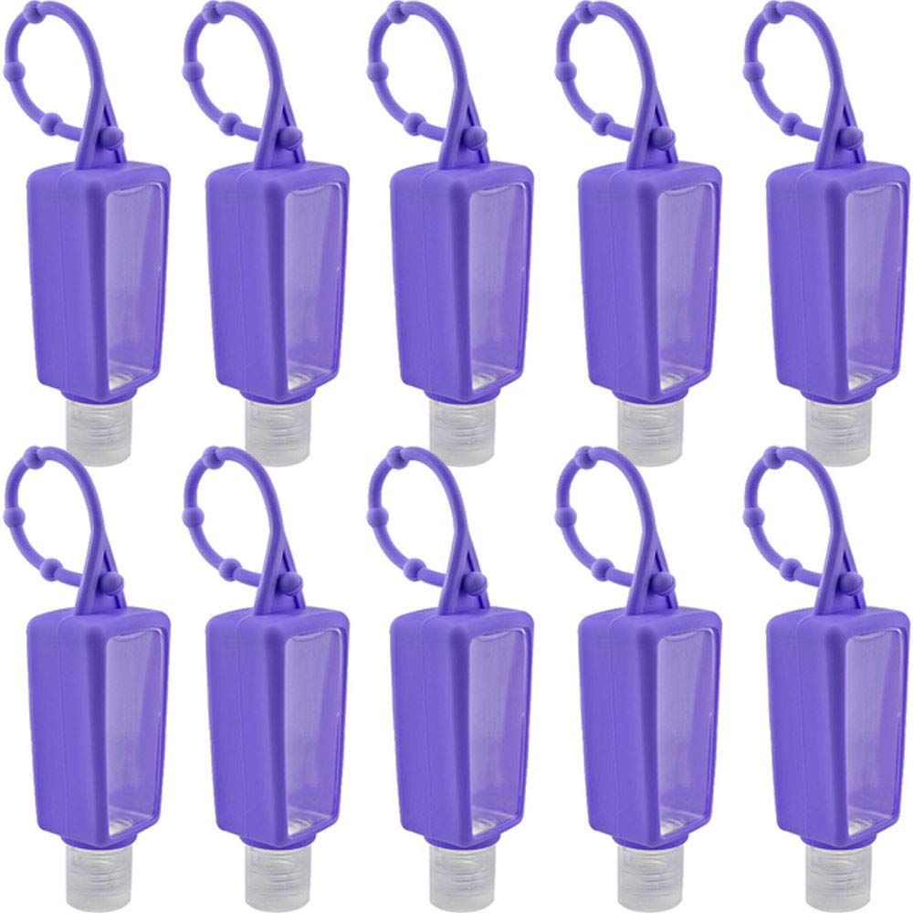 10Pcs/Pack 30ml Empty Silicone Bottles Portable Travel Containers Hanging Case Refillable Travel Accessories (30mlx10) : Beauty