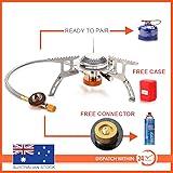 Outdoor Picnic Gas Jet Portable Stove Cooking Hiking Camping Burner Cooker Gear