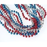 Red, White, & Blue Metallic Necklaces