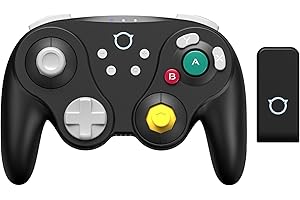 NYXI Warrior Bluetooth Controller for Switch 2/Switch/NGC/Wii/PC, Wireless Switch Pro Controller with Hall Effect Joysticks/Triggers,Microswitch A/B/X/Y,HD Rumble,6-Axis Gyro,Programmable