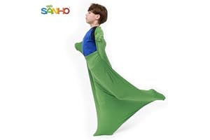 SANHO Premium Sensory Sock Body Sock, Perfect for Children with Sensory Processing Disorder, Updated Version (Green, Small)