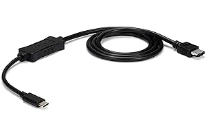 StarTech.com USB C to eSATA Cable - 3 ft / 1m - 5Gbp - for HDD/SSD/ODD - External Hard Drive Adapter - USB 3.0 to eSATA Conve