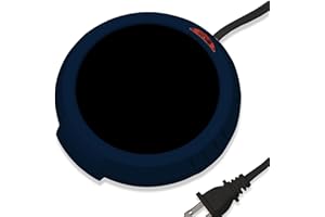 MAHITOI Durable Heavy Portable Large Warmer Safe Plate for Candle Jar & Mug Warmer, Dark Blue Pack