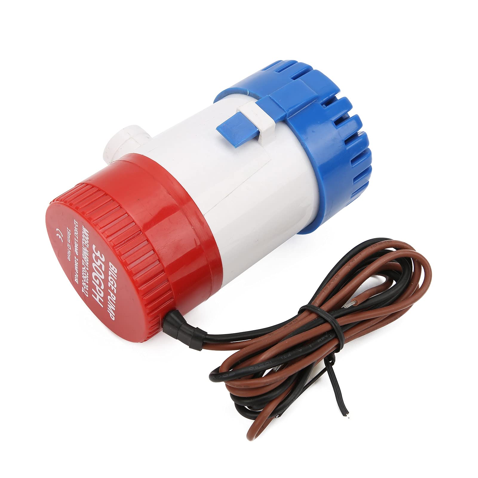 Entatial Marine Bilge Pump, Rust Resistant Durable Mini Submersible Bilge Pump 12V for RV for Yacht for Boat