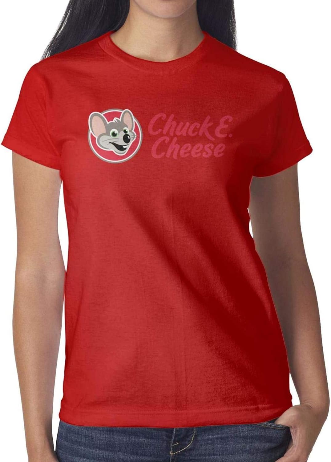 Women's ChuckE.Cheese Tshirt ShortSleeve Cotton Amazon.ca Clothing & Accessories