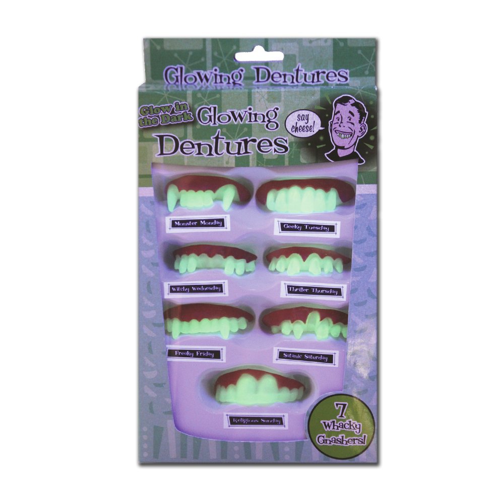 Diabolical Gifts Glow In The Dark Dentures