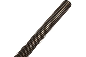 Fasteners Plus A307 Fully Threaded Rod, 3/4" Diameter, 10 Thread Size, 36" Length, Right Hand Threads Designed for Hanging Fixtures, Sprinklers, Lights - Plain Finish