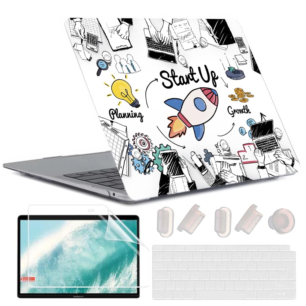 MUSHUI 4 in 1 for MacBook Air 13 inch Case 2020