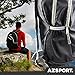 AZSPORT Foldable Backpack, Black