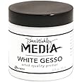 Ranger Dina Wakley Media Gesso 4oz Jar, White