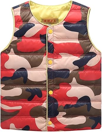 Amazon Com Liveinu Girls Lightweight Down Vest Puffer Vest For Kids Brown 1 Clothing