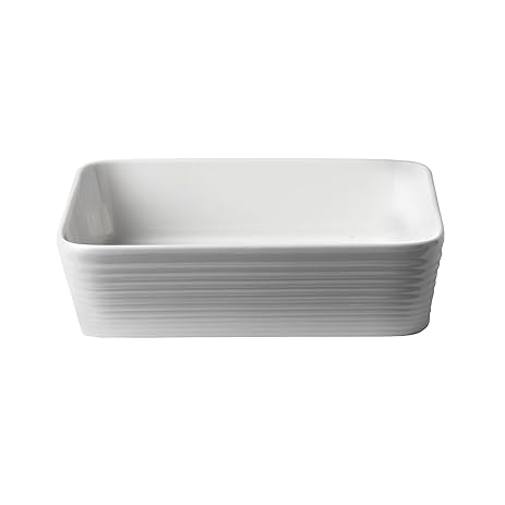 Gordon Ramsay Maze White by Royal Doulton Square Roaster Gordon Ramsay Maze Bakeware 7Pc Set White