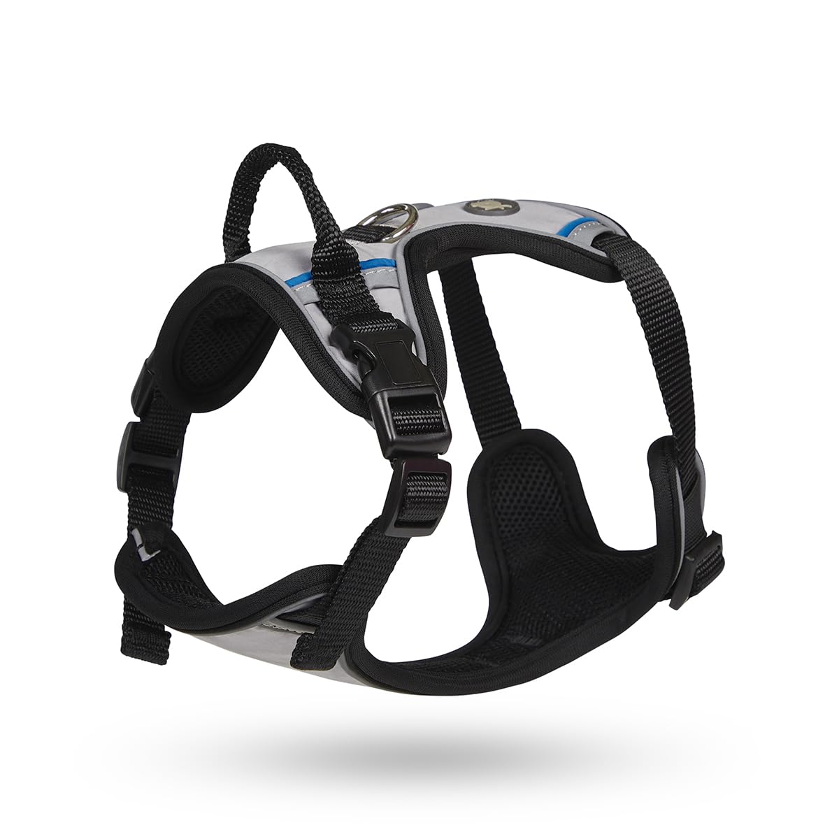 Petface Outdoor Paws Adventure Dog Harness, Silver/Grey, Small (Pack of 1)