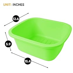 HOMELEX Foot Soaking Bath Basin, Large Size Feet