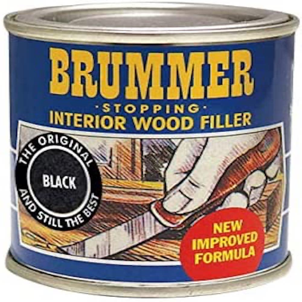 Brummer Interior Wood Filler Black 250g