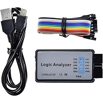 Analyseur Logique USB 8 Canaux 24MHz - Debug Arduino, ESP, Raspberry - Logiciel Inclus