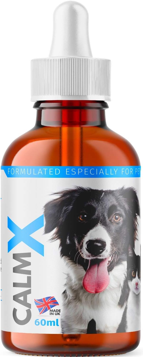 Paw Origins Calming Aid For Dogs, Cats, Kittens, Puppy & Animals - 100% Natural Supplement - New Fast Acting Formula - Aids Anxiety, Stress, Aggression & Loud Noises, Fireworks, Mood & Behaviour