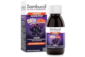 Sambucol Black Elderberry Syrup for Kids - Elderberry Extract Kids, Kids Elderberry Syrup, Black Elderberry for Kids, Kids Immune Support - 4 Fl Oz