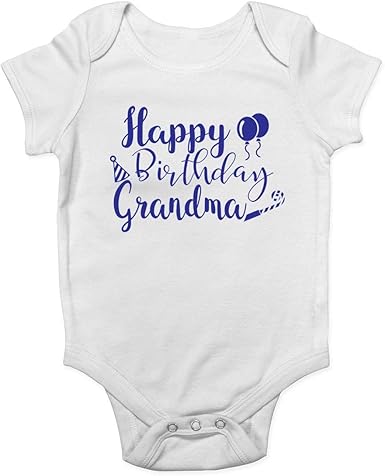 happy birthday grandma onesie