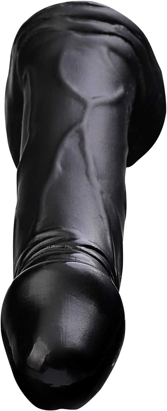 Thick Flexible, Stick Insert Black Hands-Free Women Waterproof (4.5" Long,1" Wide) for Women Men