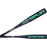 Easton Reflex USA Baseball Bat | -12 Drop | 1-Piece Aluminum | Durable and high-performing alloy construction, 2 &sup1;&frasl;₂" barrel, comfortable flex grip, concave end cap