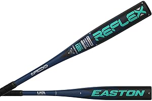 Easton | Reflex Baseball Bat | USA Baseball | -12 Drop | Big Barrel | 1 Pc. Alloy