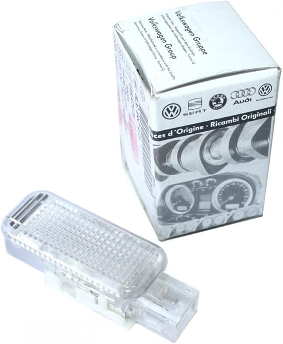 Genuine Audi Door Warning Light Reflector Reflector White Illuminated